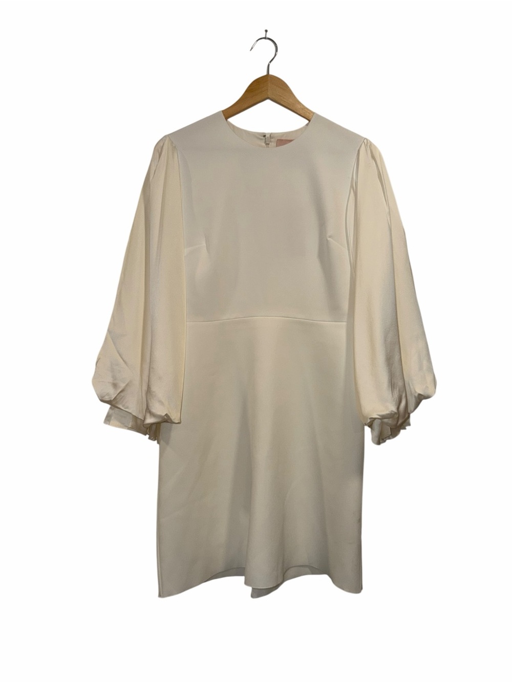 Roksanda Ivory White Mini Dress Puff Sleeve 6 Bridal Wedding Bachelorette NWT 🟠 - Picture 5 of 13